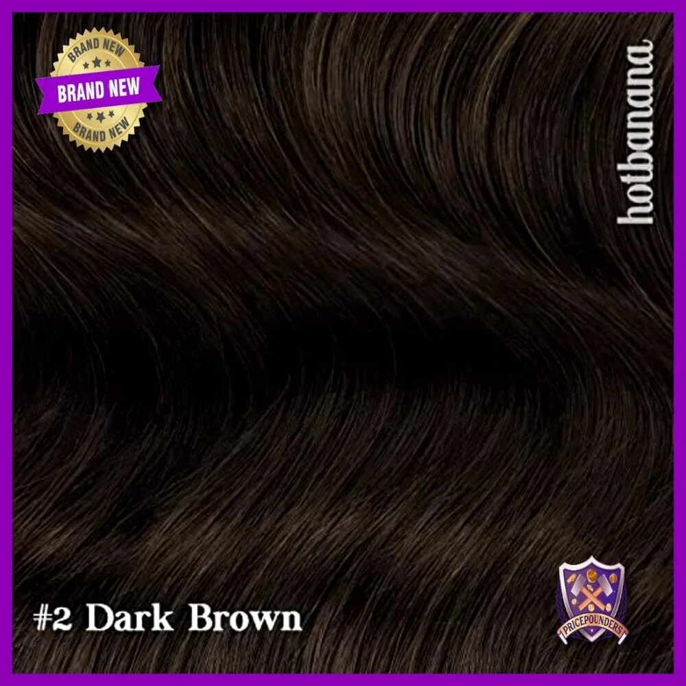 18 Inch Human Hair Clip-In Extensions, 7 Piece Set, Remy Hair, Straight Style